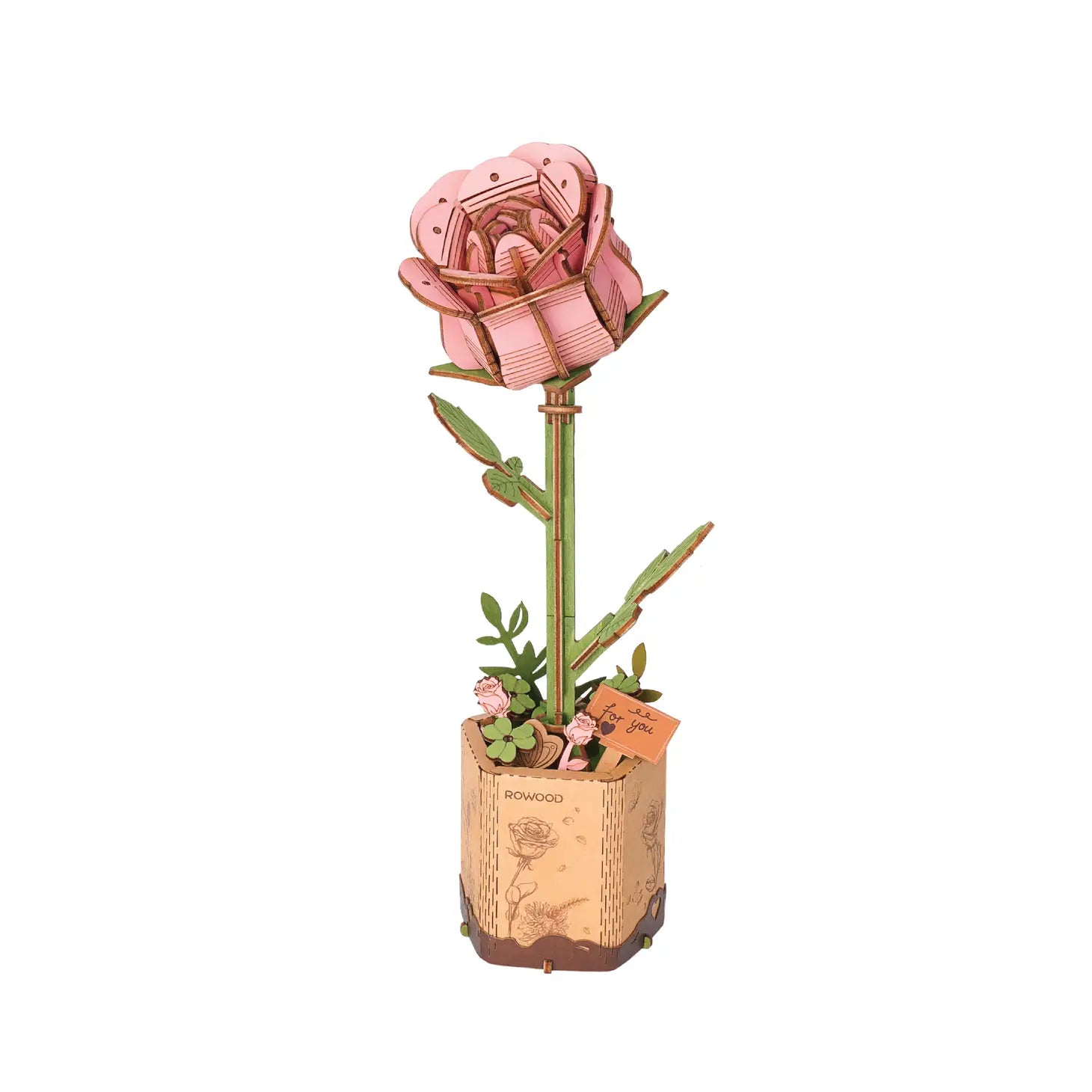 3D Wooden Flower Puzzle