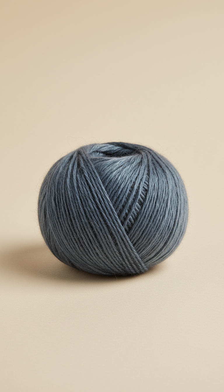 Slate Blue Alpaca Silk Ball