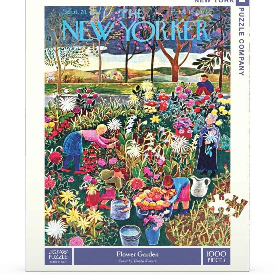 Flower Garden 1000 Piece Jigsaw Puzzle