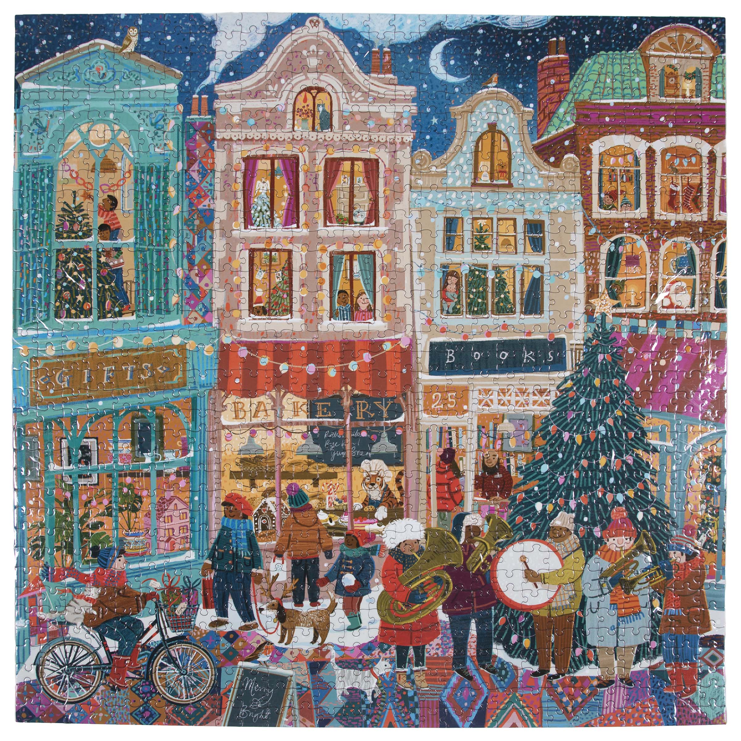 Puzzle -A Happy Holiday 1000 Sq Puzzle