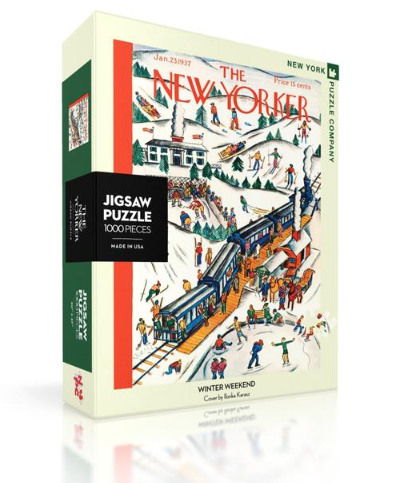 Jigsaw Puzzle Winter Weekend - New Yorker