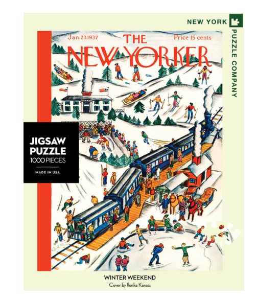 Jigsaw Puzzle Winter Weekend - New Yorker