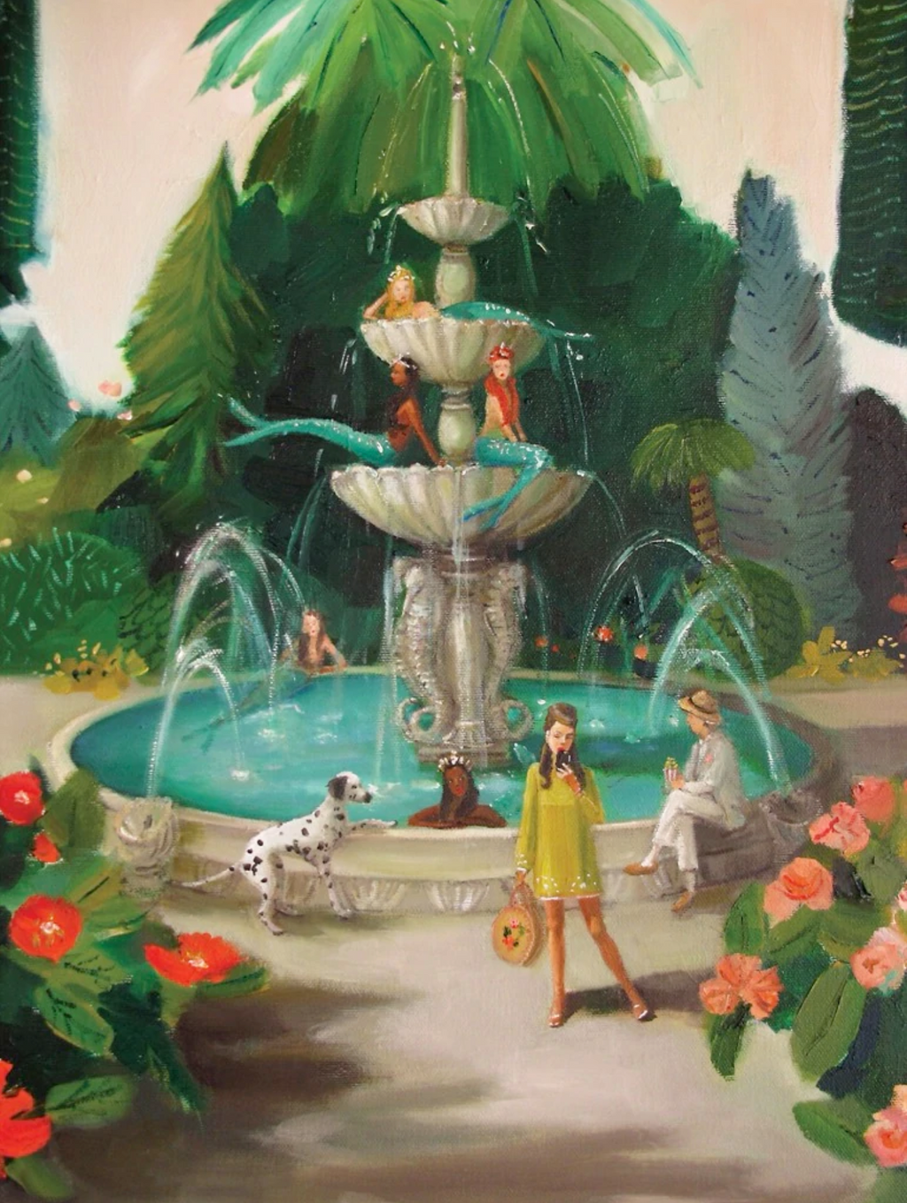 Jigsaw Puzzle Mermaid Fountain