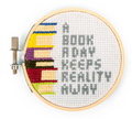 Mini Cross Stitch Embroidery Kit - A Book a Day