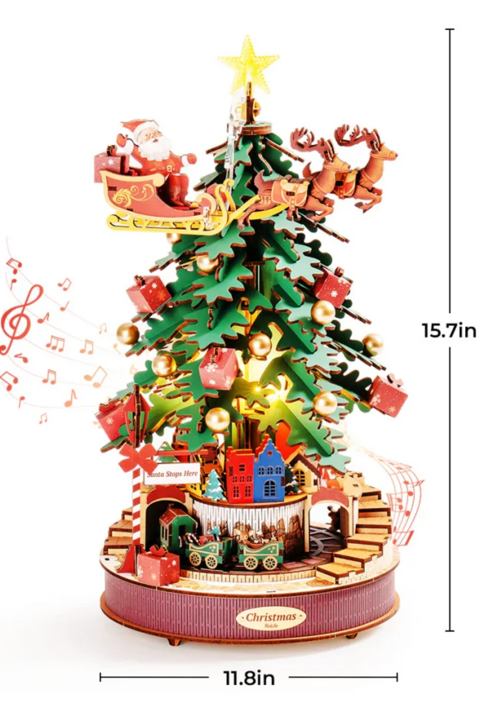 DIY Christmas Melody Tree. Music Dreamer