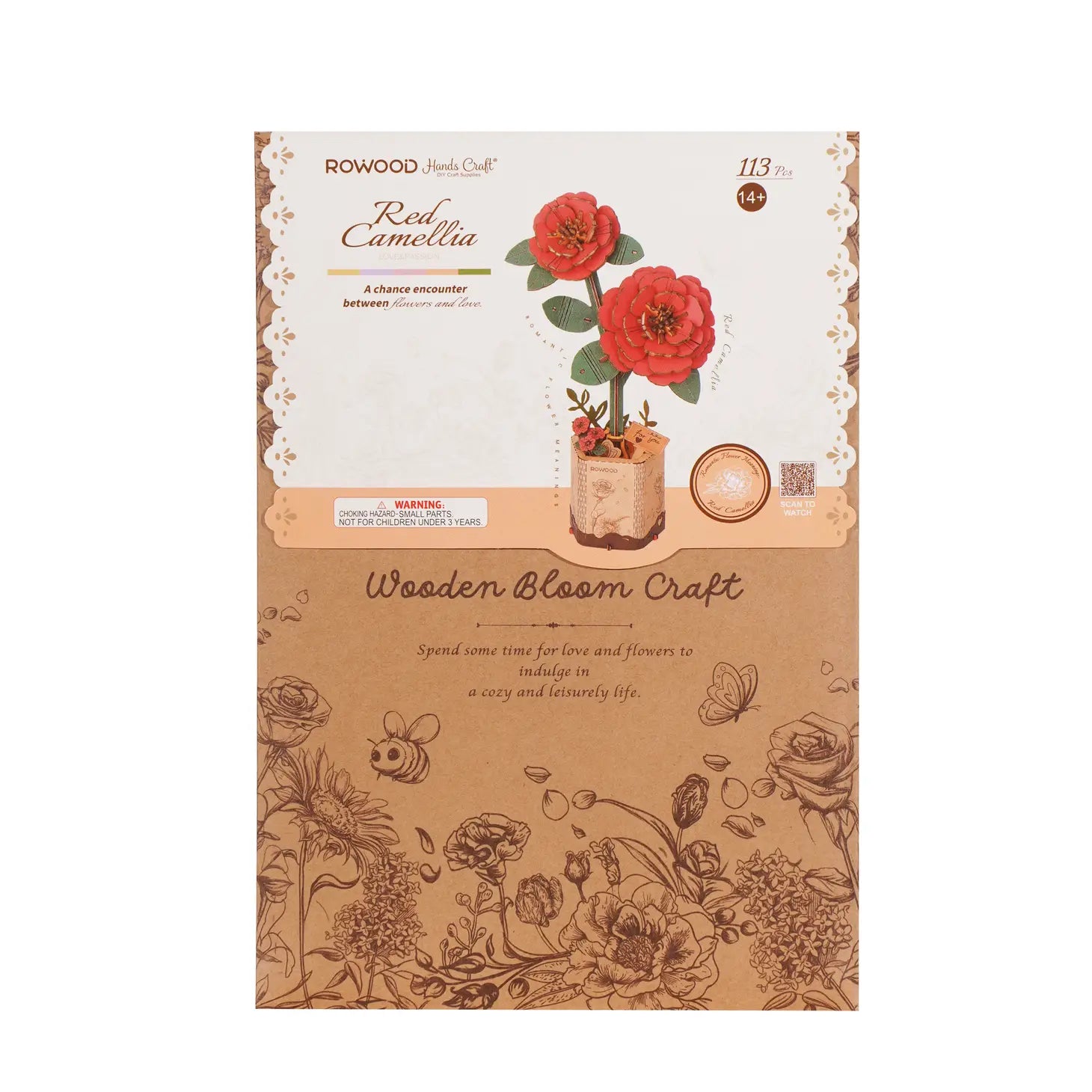 3D Wooden Flower Puzzle