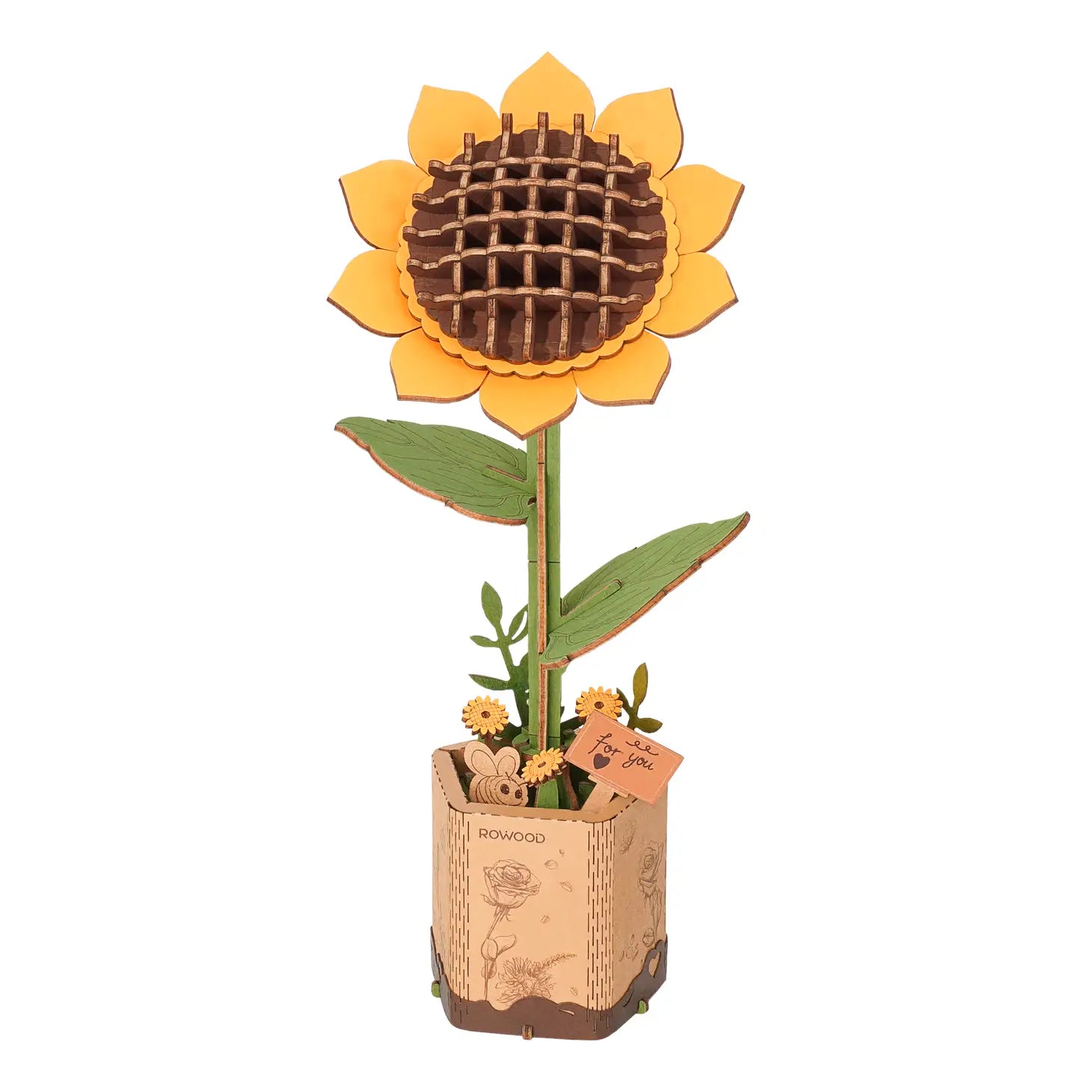 3D Wooden Flower Puzzle Bundle Pack
